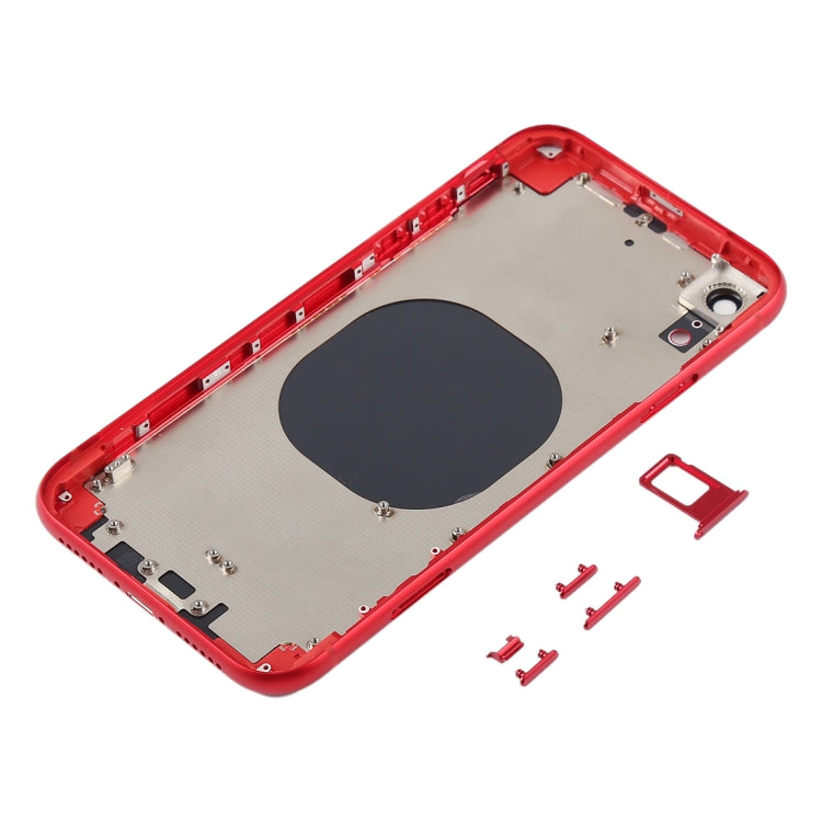Couvercle du boîtier arrière avec objectif de l'appareil photo, plateau pour carte SIM et touches latérales pour iPhone XR