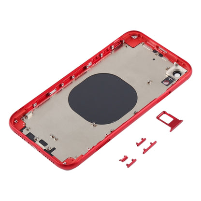 Couvercle du boîtier arrière avec objectif de l'appareil photo, plateau pour carte SIM et touches latérales pour iPhone XR