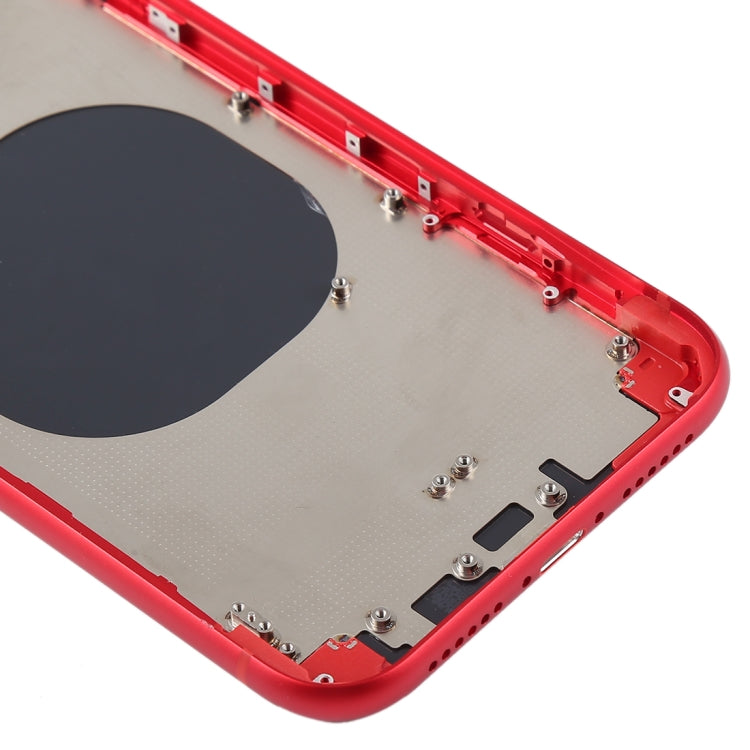 Couvercle du boîtier arrière avec objectif de l'appareil photo, plateau pour carte SIM et touches latérales pour iPhone XR