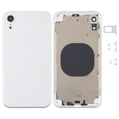 Couvercle du boîtier arrière avec objectif de l'appareil photo, plateau pour carte SIM et touches latérales pour iPhone XR