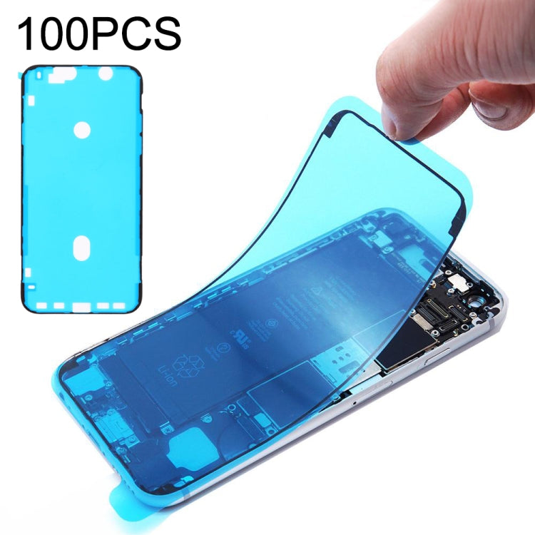 Autocollants adhésifs imperméables pour cadre LCD, 100 pièces, pour iPhone XR