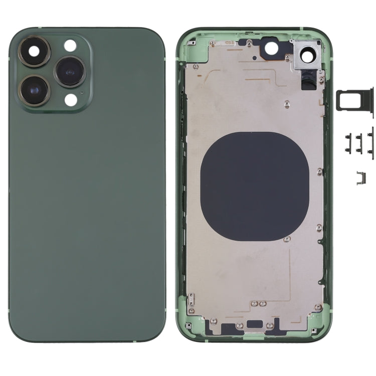 Couvercle du boîtier arrière à cadre givré avec imitation d'apparence de l'iP13 Pro pour iPhone XR