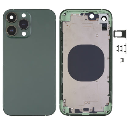 Couvercle du boîtier arrière à cadre givré avec imitation d'apparence de l'iP13 Pro pour iPhone XR