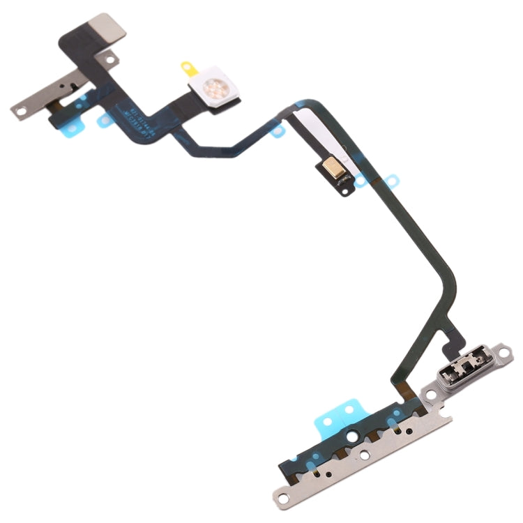 Lampe de poche, bouton d'alimentation et bouton de volume, câble flexible pour iPhone XR