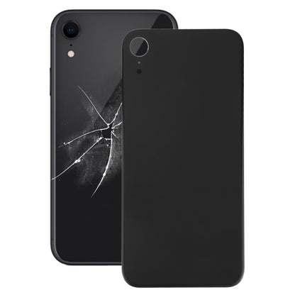 Couvercle de batterie arrière en verre avec grand trou de caméra, remplacement facile, avec adhésif pour iPhone XR