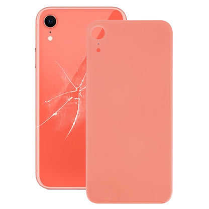 Couvercle de batterie arrière en verre avec grand trou de caméra, remplacement facile, avec adhésif pour iPhone XR