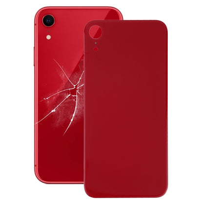 Couvercle de batterie arrière en verre avec grand trou de caméra, remplacement facile, avec adhésif pour iPhone XR