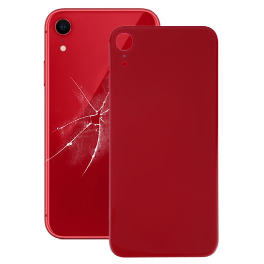 Couvercle de batterie arrière en verre avec grand trou de caméra, remplacement facile, avec adhésif pour iPhone XR