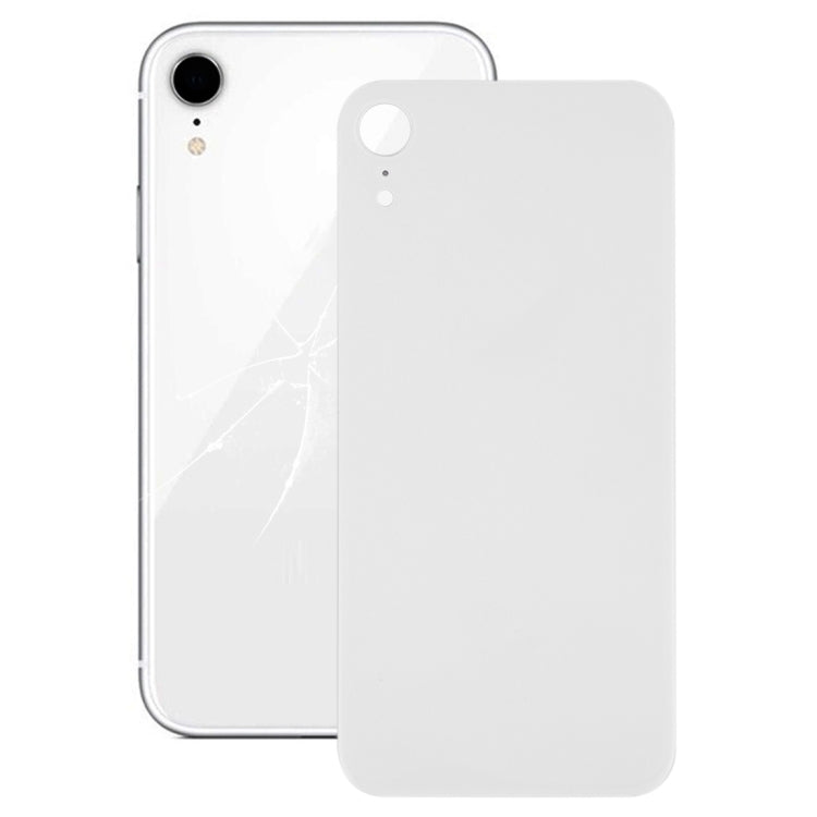Couvercle de batterie arrière en verre avec grand trou de caméra, remplacement facile, avec adhésif pour iPhone XR
