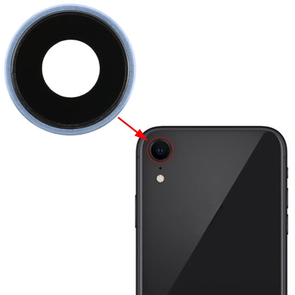 Lunette de caméra arrière avec cache d'objectif pour iPhone XR