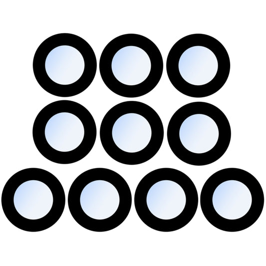 Objectif de caméra arrière 10 PCS pour iPhone XR