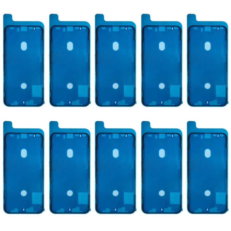Autocollants adhésifs imperméables pour cadre LCD, 10 pièces, pour iPhone XS
