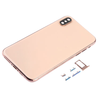 Coque arrière avec objectif d'appareil photo, plateau pour carte SIM et touches latérales pour iPhone XS