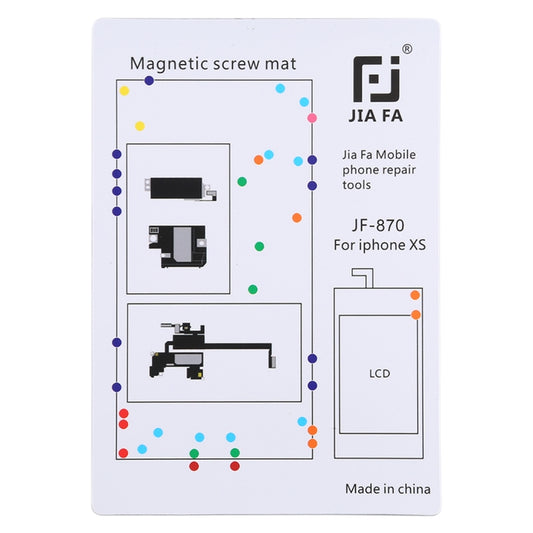 Tableau à vis à tampon magnétique JIAFA JF-870 pour iPhone XS