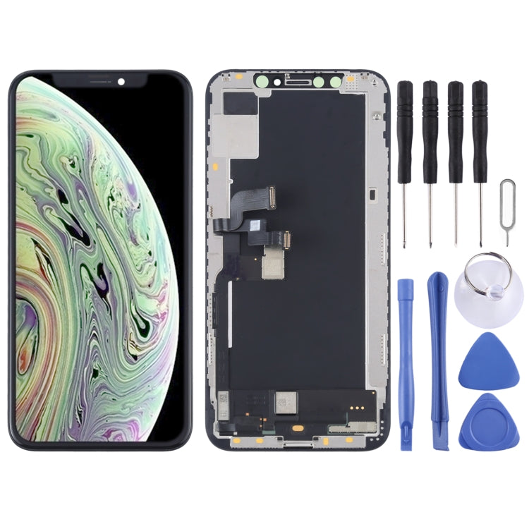 Ensemble complet d'écran LCD et de numériseur en matériau OLED d'origine pour iPhone XS