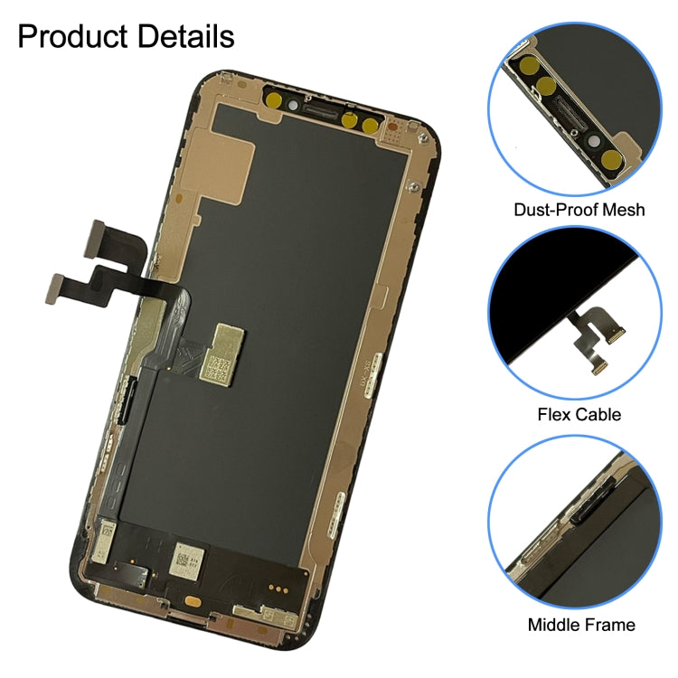 Écran LCD matériel GX OLED et ensemble complet de numériseur pour iPhone XS