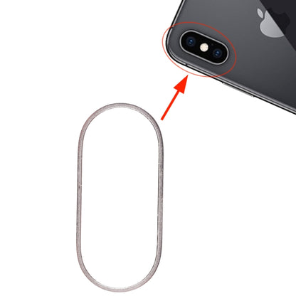 Anneau de protection en métal pour lentille en verre de caméra arrière, pour iPhone XS et XS Max
