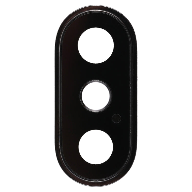 Lunette de caméra arrière avec cache d'objectif pour iPhone XS / XS Max