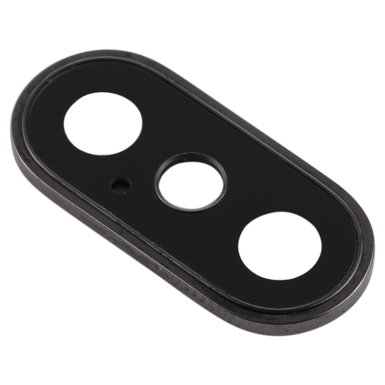 Lunette de caméra arrière avec cache d'objectif pour iPhone XS / XS Max