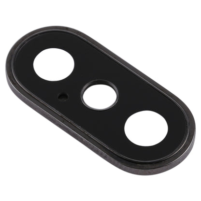 Lunette de caméra arrière avec cache d'objectif pour iPhone XS / XS Max