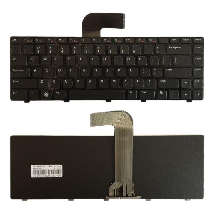 Clavier américain pour DELL Inspiron 14R N4110 M4110 N4050 M4040 N5050 M5050 M5040 N5040 3330 X501LX502L P17S P18 N4120 M4120 L502X