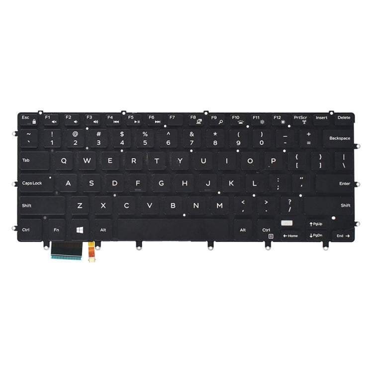 Clavier américain avec rétroéclairage pour Dell xps 15 9550 9560