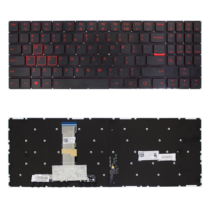 Clavier américain avec rétro-éclairage pour Lenovo Legion Y520 Y520-15IKB Y720 Y720-15IKB R720 R720-15IKB