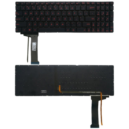 Clavier américain avec rétro-éclairage pour Asus GL551 GL551J GL551JK GL551JM GL551JW GL551JX G552 G552V G552VW G552VX FZ50JX GL752VW GL742VW