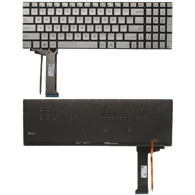 Clavier américain avec rétro-éclairage pour Asus GL551 GL551J GL551JK GL551JM GL551JW GL551JX G552 G552V G552VW G552VX FZ50JX GL752VW GL742VW