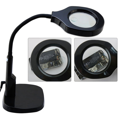 MEILLEURE lampe loupe de bureau réglable, loupe à lumière LED (tension 220V)