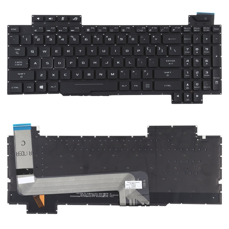 Clavier Version américaine avec rétroéclairage du clavier, pour Asus ROG Strix GL503 GL703 GL503V GL503VD GL503VD-DB71 GL503VD-DB74 GL503VM GL503VS