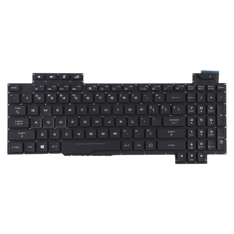Clavier Version américaine avec rétroéclairage du clavier, pour Asus ROG Strix GL503 GL703 GL503V GL503VD GL503VD-DB71 GL503VD-DB74 GL503VM GL503VS