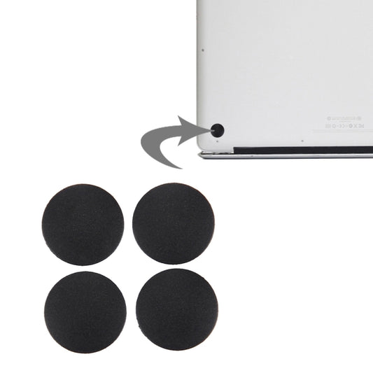 4 PCS pour Macbook Pro 13,3 pouces & 15,4 pouces & 17 pouces (2009-2011) A1278 & A1286 & A1297 / MC700 / MB990 / MC374 / MB991 / MC721 / MB985 / MB986 Tapis en caoutchouc pour boîtier inférieur