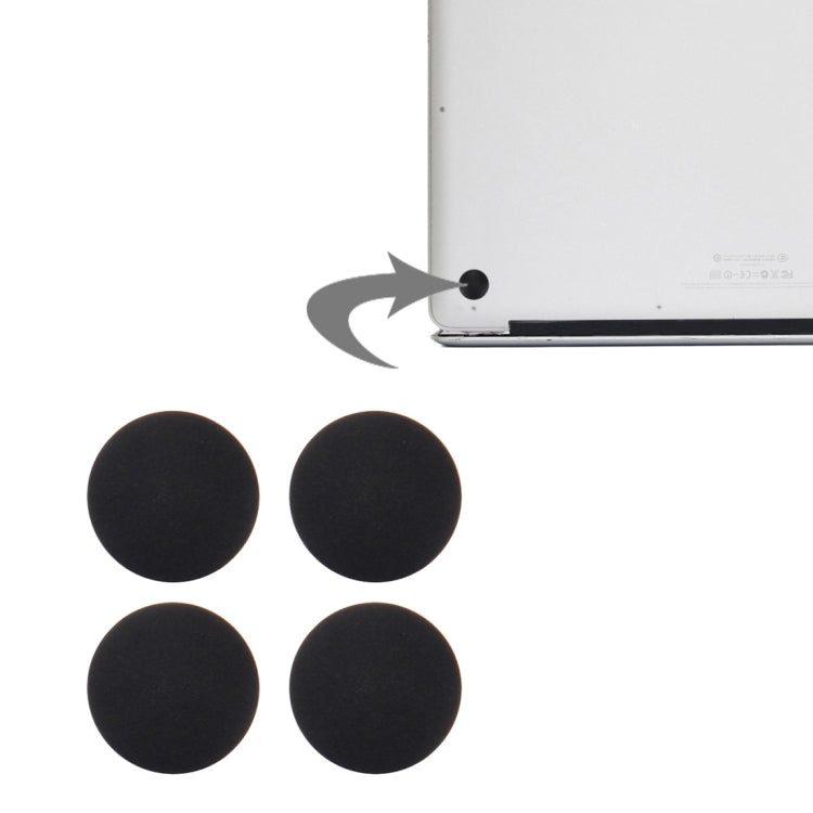 4 pièces pour Macbook Pro Retina 13.3 pouces et 15.4 pouces (2012-début 2015) A1398 & A1425 & A1502 tapis en caoutchouc pour boîtier inférieur