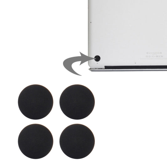 4 pièces pour Macbook Pro Retina 13.3 pouces et 15.4 pouces (2012-début 2015) A1398 & A1425 & A1502 tapis en caoutchouc pour boîtier inférieur