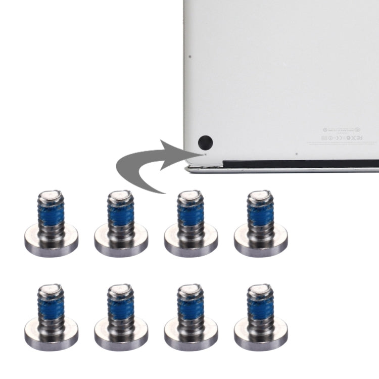 Jeu de vis de couvercle inférieur de boîtier d'ordinateur pour Macbook 13,3 pouces (2009, 2010) A1342 / MC207 / MC516