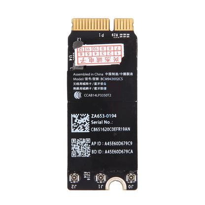 Carte adaptateur réseau LAN sans fil d'origine pour Macbook Pro 13,3 pouces et 15,4 pouces (2015) / A1398 / A1502