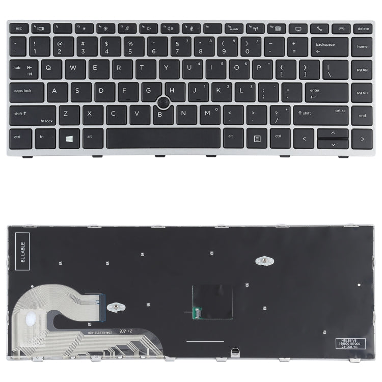 Clavier avec bâton de pointage, Version américaine, pour HP Elitebook 840 G5 846 G5 745 G5