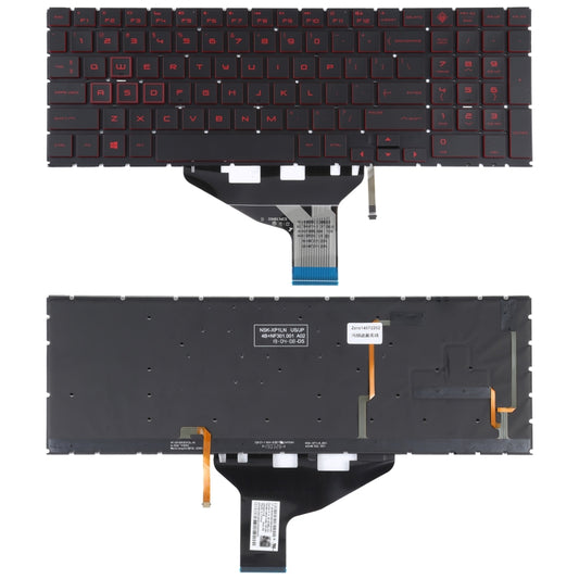 Pour HP OMEN 15-DC 15-DH 15T-DC 17-CB Version américaine clavier avec rétro-éclairage rouge