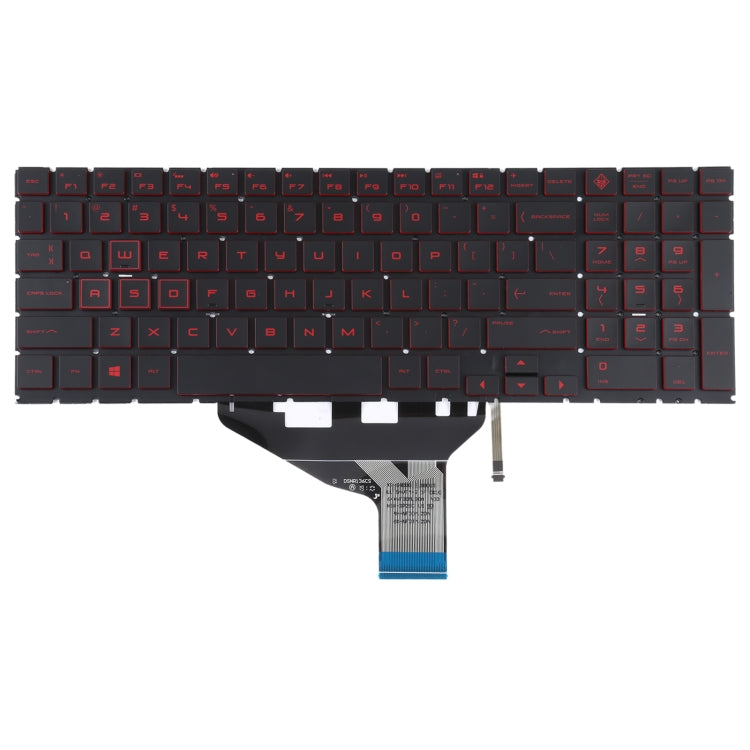 Pour HP OMEN 15-DC 15-DH 15T-DC 17-CB Version américaine clavier avec rétro-éclairage rouge