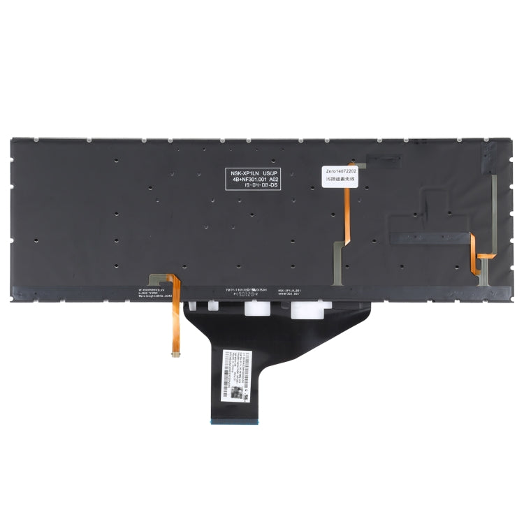 Pour HP OMEN 15-DC 15-DH 15T-DC 17-CB Version américaine clavier avec rétro-éclairage rouge
