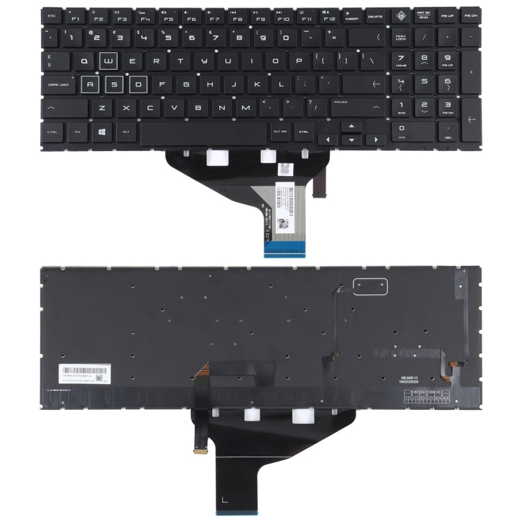Pour HP OMEN 15-DC 15-DH 15T-DC 17-CB Version américaine clavier avec rétro-éclairage RVB