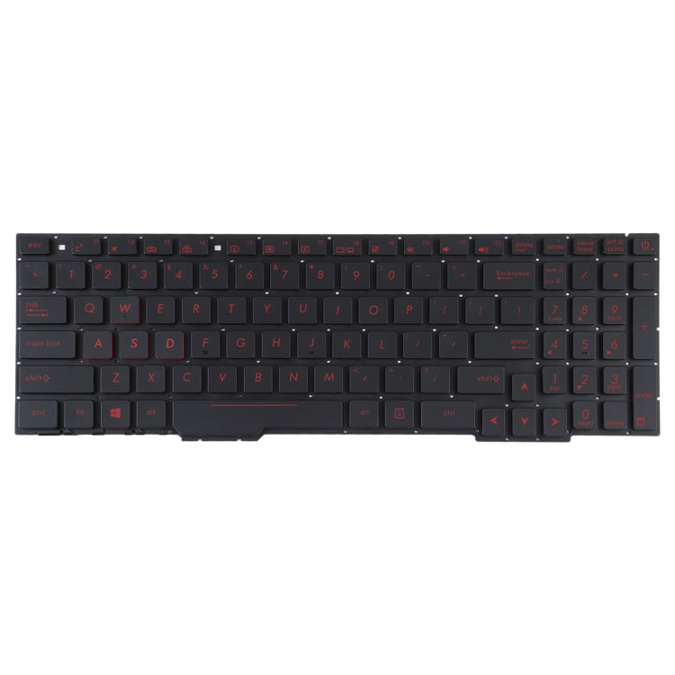 Clavier avec rétro-éclairage, Version américaine, pour Asus GL553VW ZX53V FX53VD ZX553 FX753 GL753