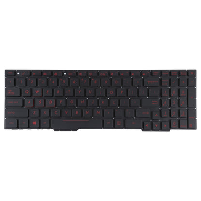 Clavier avec rétro-éclairage, Version américaine, pour Asus GL553VW ZX53V FX53VD ZX553 FX753 GL753