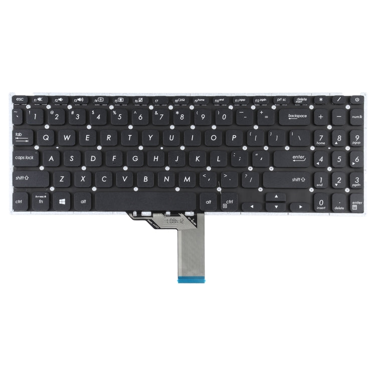 Clavier pour Asus Vivobook X512, X512D, X512DA, X512F, X512FA, X512U, Version américaine