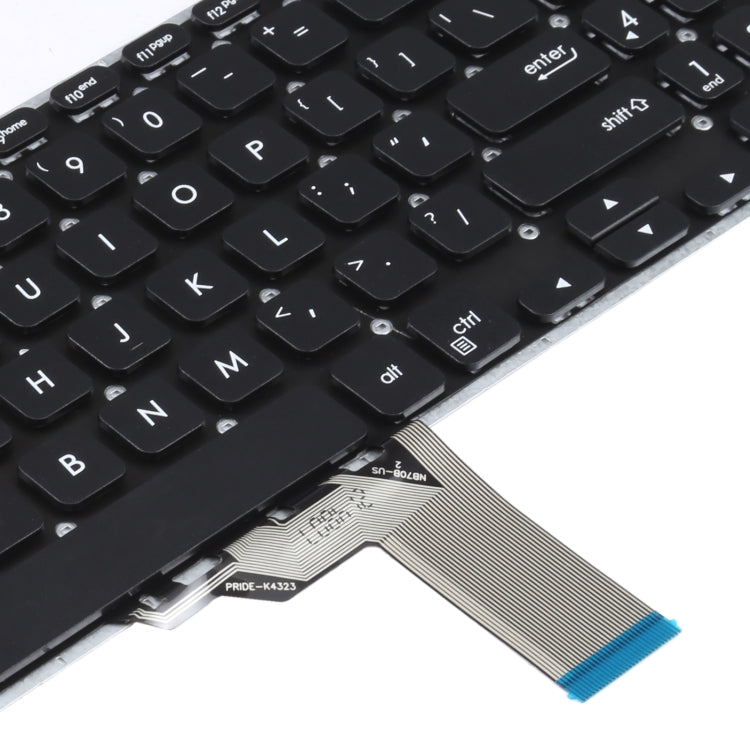 Clavier pour Asus Vivobook X512, X512D, X512DA, X512F, X512FA, X512U, Version américaine