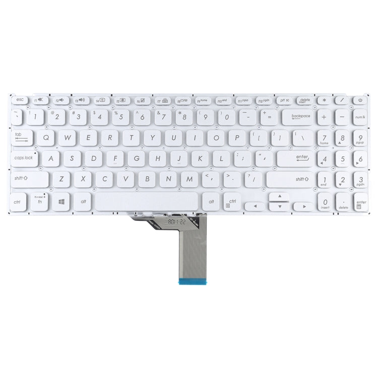 Clavier avec rétro-éclairage, Version américaine, pour Asus Vivobook X512, X512D, X512DA, X512F, X512FA, X512U