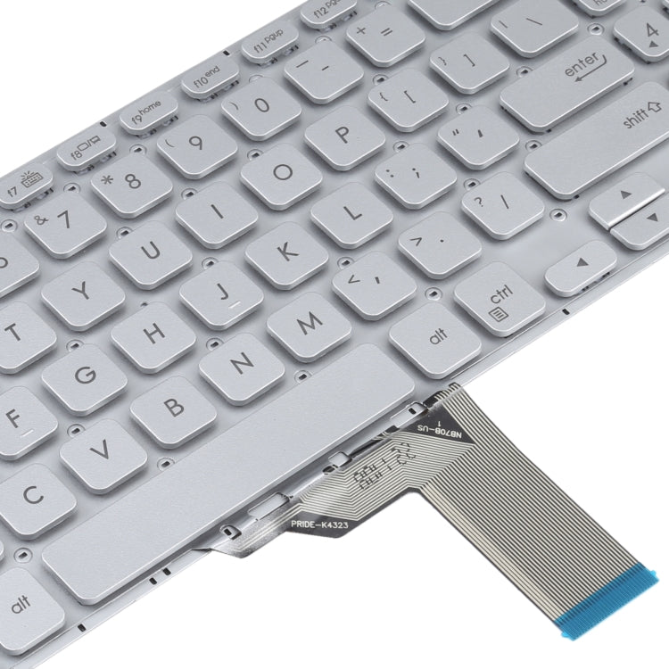 Clavier avec rétro-éclairage, Version américaine, pour Asus Vivobook X512, X512D, X512DA, X512F, X512FA, X512U