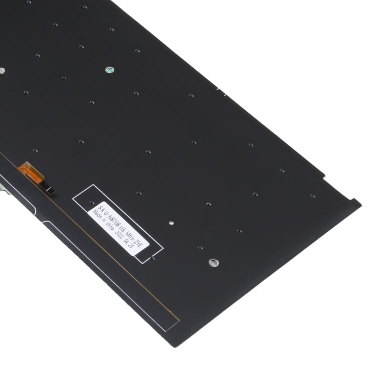 Clavier avec rétro-éclairage, Version américaine, pour Asus Vivobook X512, X512D, X512DA, X512F, X512FA, X512U