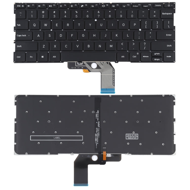 Pour Xiaomi Mi Air 13.3 Version américaine, clavier avec rétro-éclairage